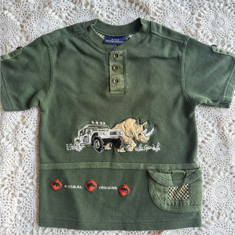 Vintage Kids Headquarters Safari Tee - Picture 3 of 4